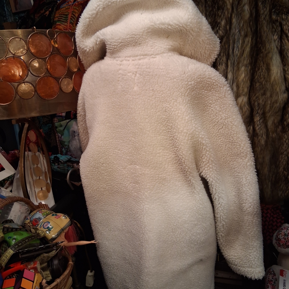 Zara Cream Sherpa Jacket - Picture 6 of 9